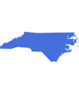 North Carolina State Blue Silhouette